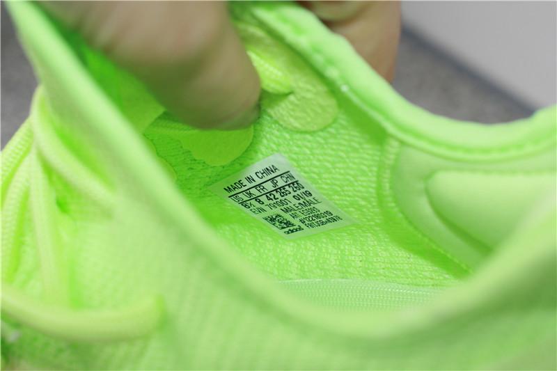 EXCLUSIVE GOD YEEZY 350 V2 GID GLOW WITH REAL PREMEKNIT FROM HUAYIYI WHICH OFFER PRIMEKNIT TO ADIDAS DIRECTLY READY TO SHIP